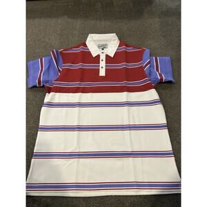 Bogey Boys Triple Stripe‎ Polo Men's Size 2XL